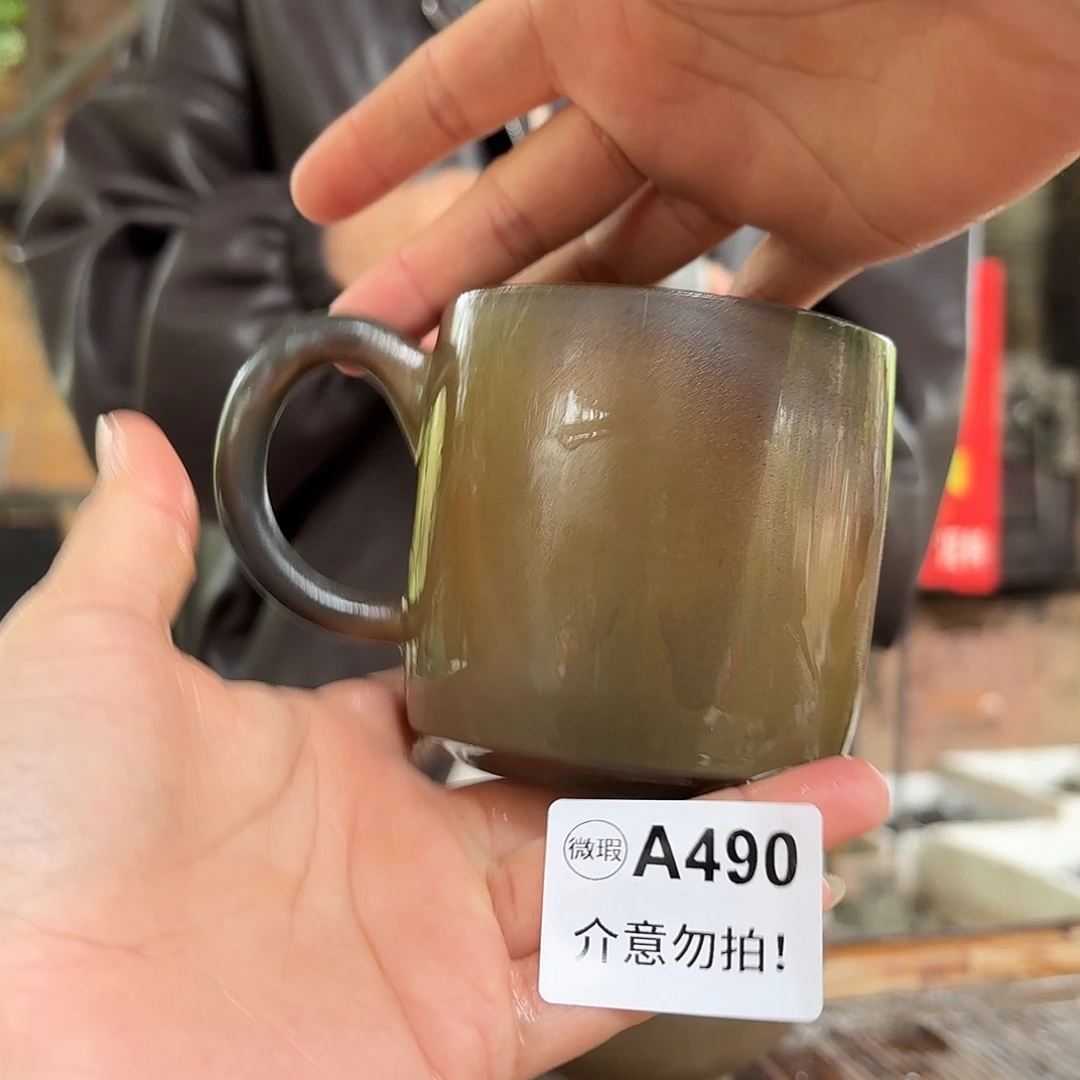 坭兴陶柴烧全手工原矿泥料杯