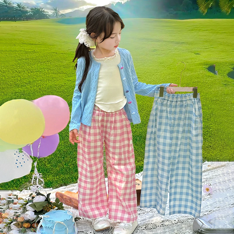 66公主原创 童装女童裤子2025新款儿童休闲裤子 25K010