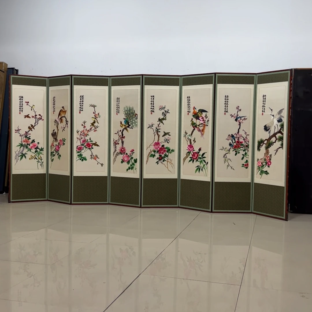 爱***我绘画屏风框画茶空间设计