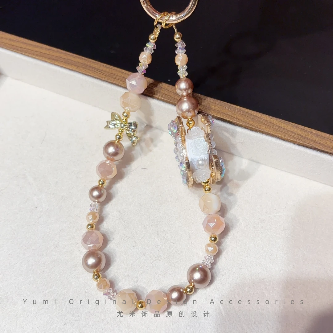 尤米原创设计手机链高端女款防丢手机挂链 绳节日百搭礼物L2951