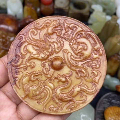 和田玉未镶嵌颈饰66