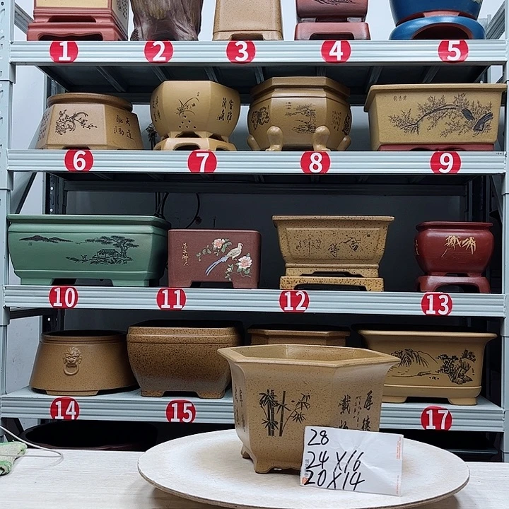 紫砂花盆紫砂花盆