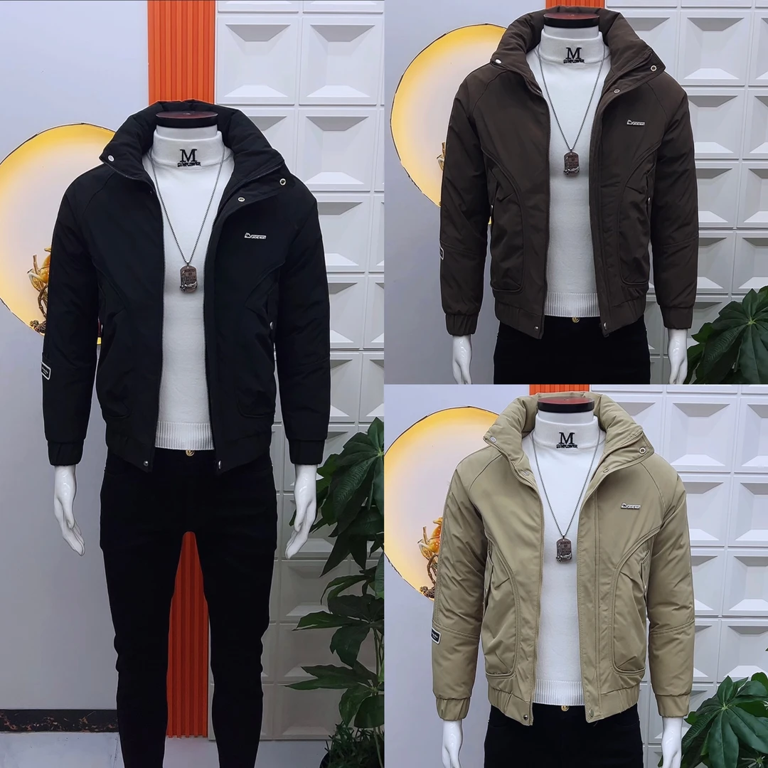 时尚潮流男士新款棉服简约轻奢高级感棉衣冬季修身保暖痞帅潮男款