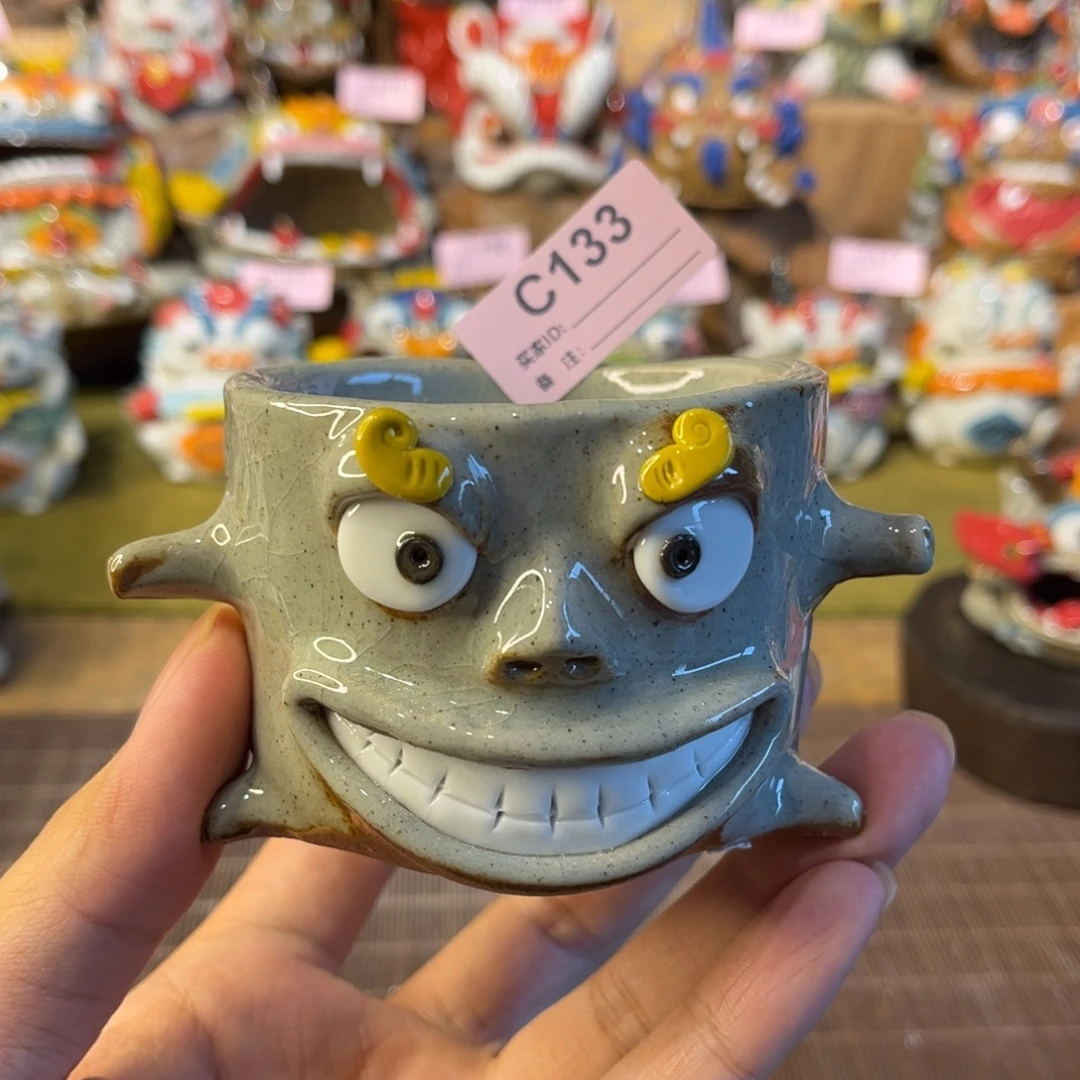 泥塑纯手工茶宠摆件