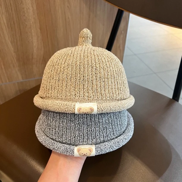 【萌力全开】宝宝帽子夏季轻薄透气奶嘴帽男女童洋气简约百搭啾啾帽