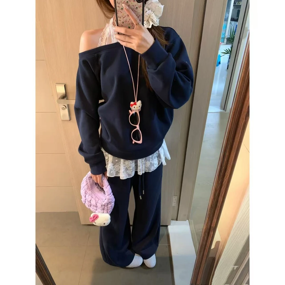 徐秋阳   慵懒时光  百搭时尚休闲显瘦显白舒适套装12339*12327