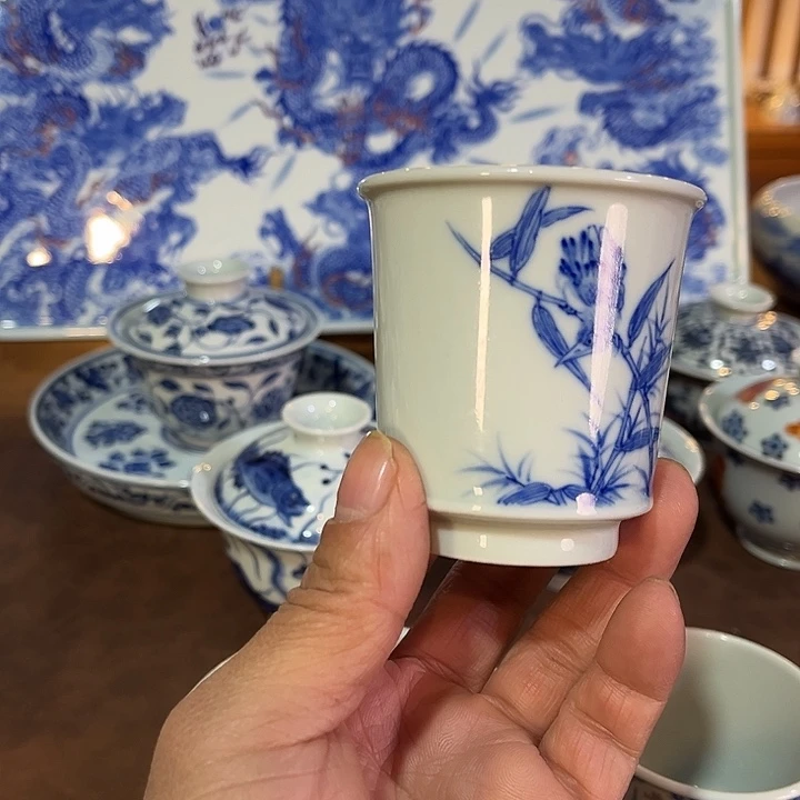 錡镇堂手工手绘杯