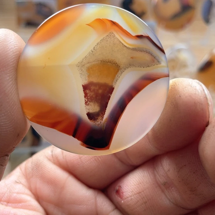 玛瑙/玉髓吊坠(不含链)未镶嵌