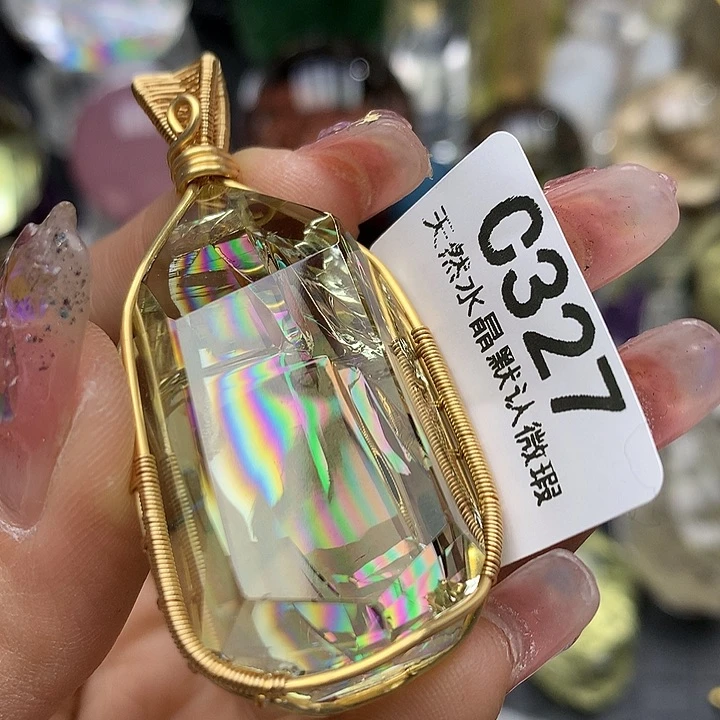 水晶吊坠未镶嵌水晶