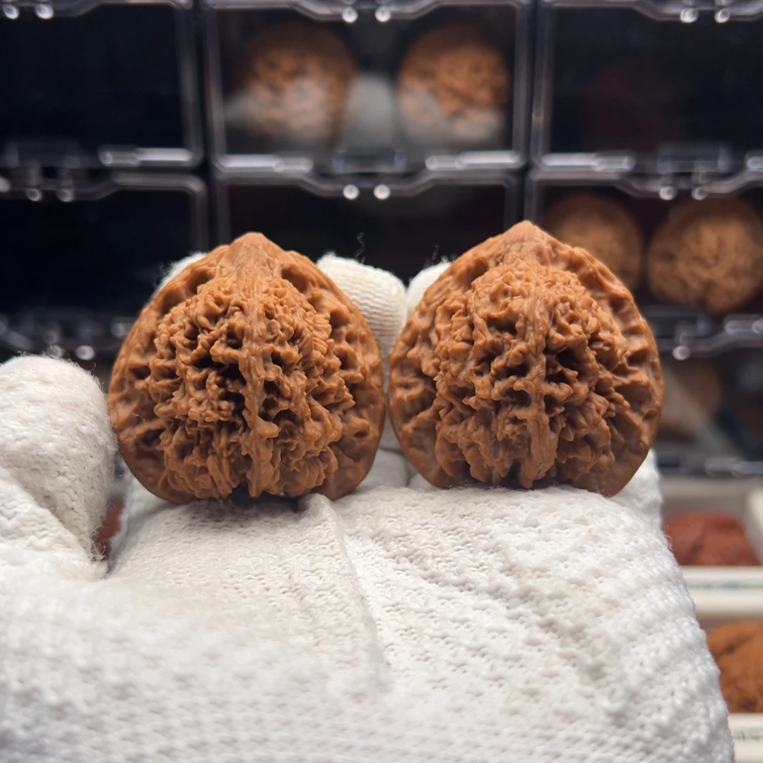 把件文玩核桃老款百花山45