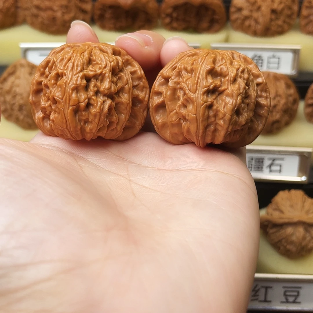 吊坠文玩核桃白狮子40尺727