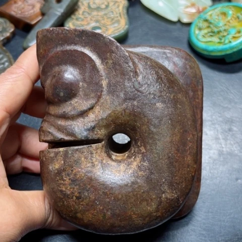 吊坠白玉菩提把件