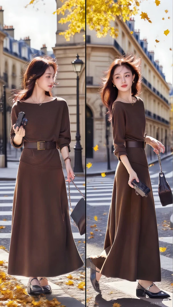 【1301-1400】秋季高端时尚气质连衣裙