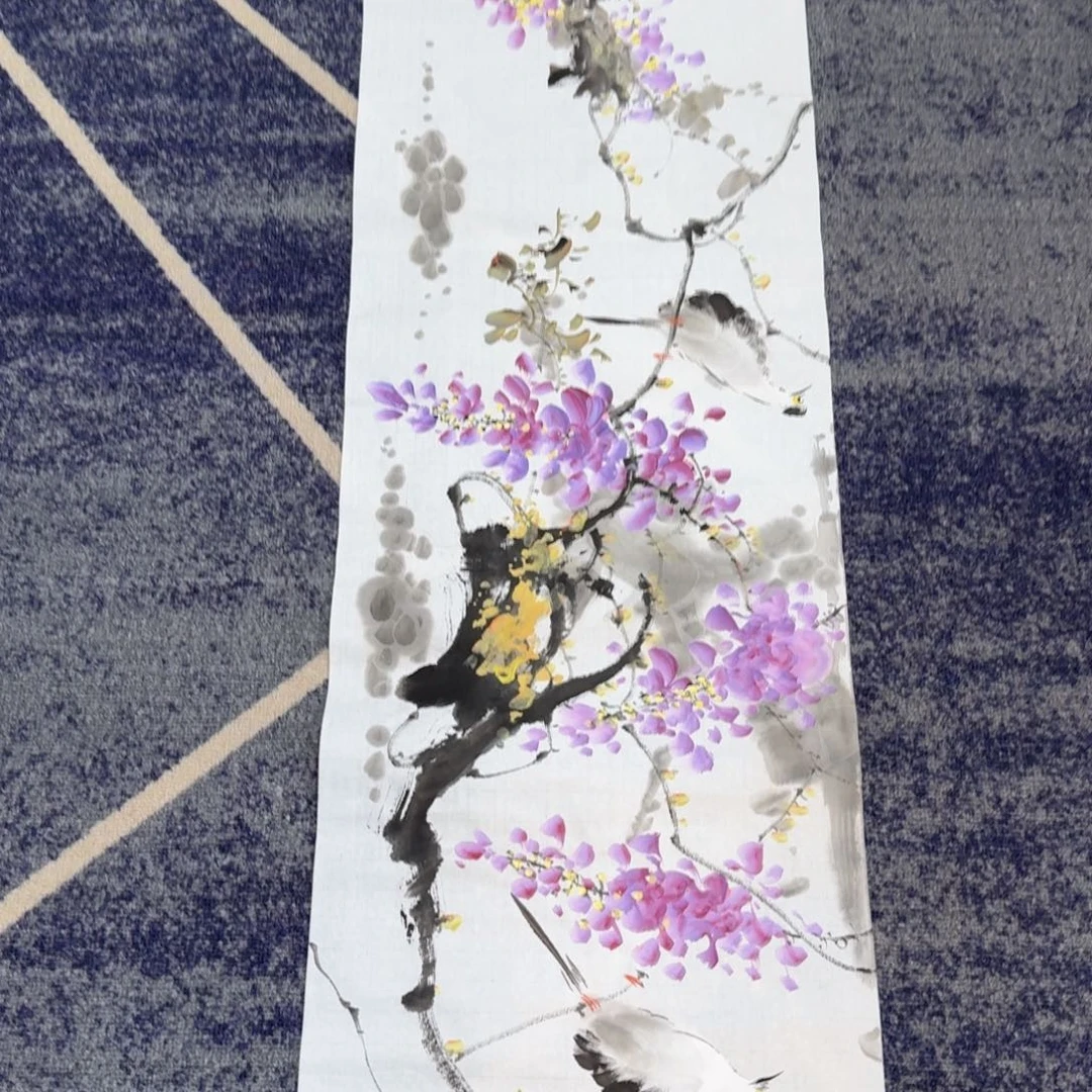 国画国画作品山水花鸟纯手绘