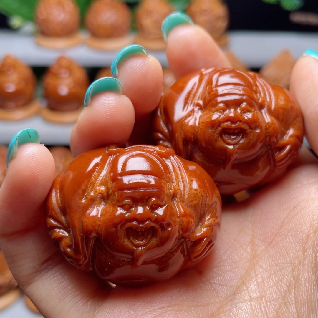 吊坠橄榄核横财手球3.3