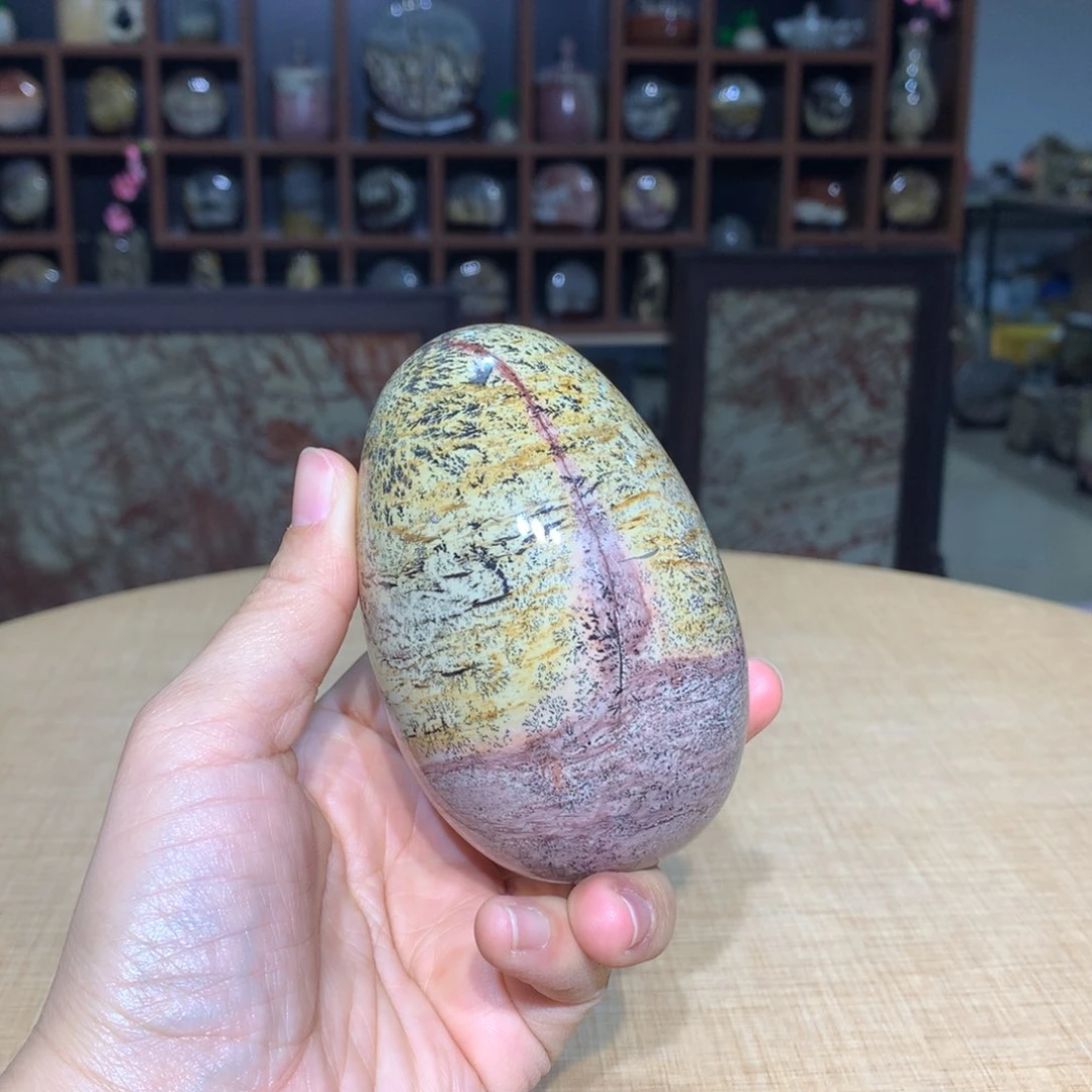 紫砂广西国画石摆件，收藏观赏