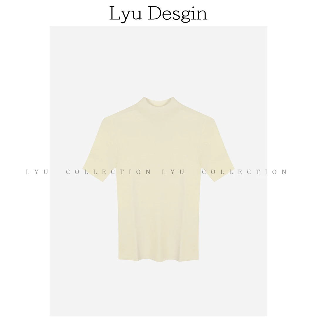 LYU【秋暮百搭】松弛感百搭高领针织内搭上衣预VVQ4ZZS3854