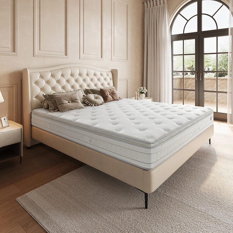 【白骑士PRO】喜临门防螨独袋弹簧透气助眠好物（床垫）