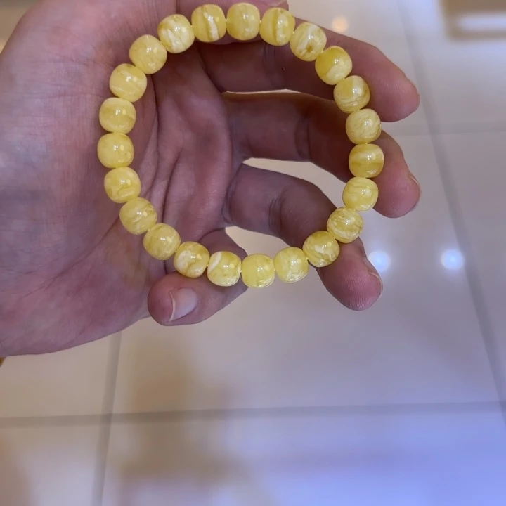 手链琥珀未镶嵌蜜蜡