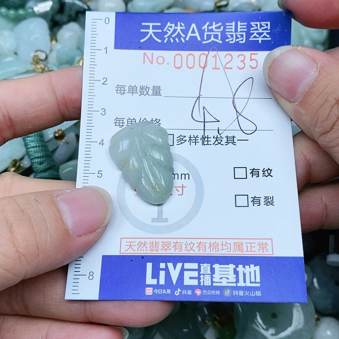 翡翠吊坠(赠链)未镶嵌