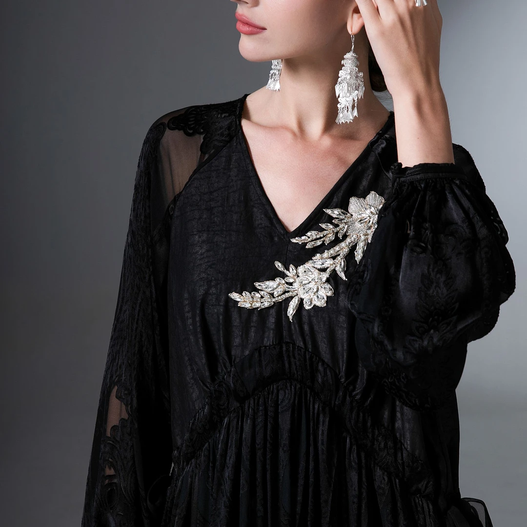 【69-99 选码组 FU利专拍】新中式国风设计师女装