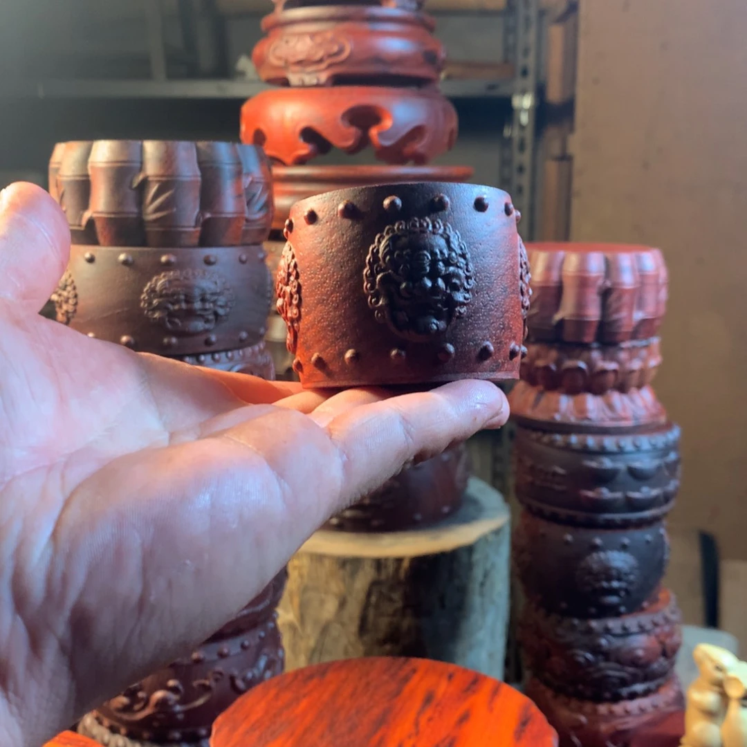 木绍氏紫檀，兽头造型