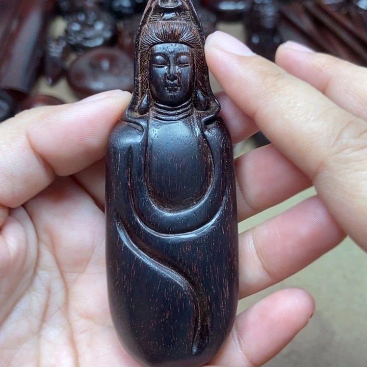 檀香紫檀（小叶紫檀）印度小叶檀观音手把