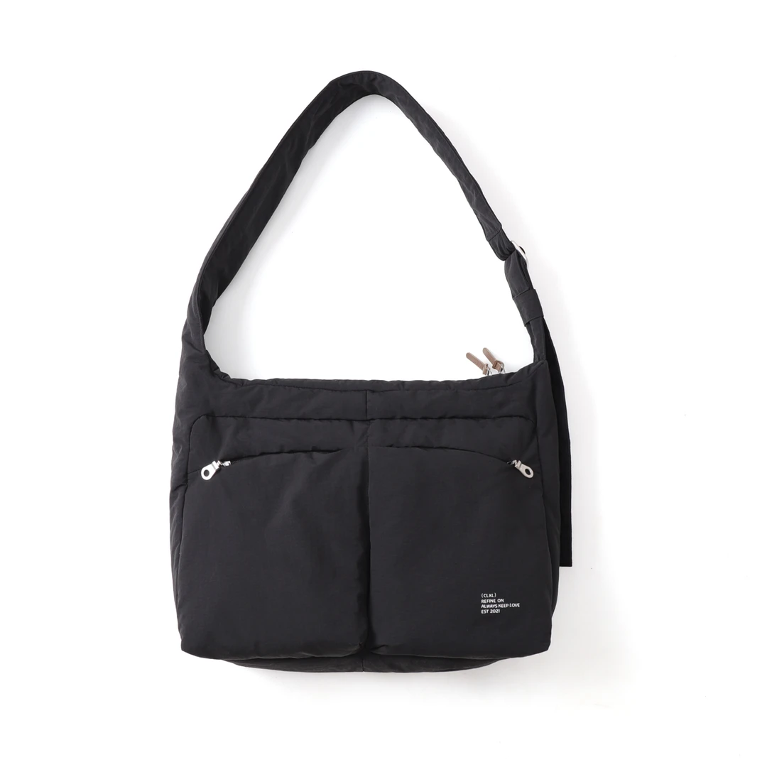 CLXL Studio通勤简约大容量防泼水斜挎包单肩旅行骑行运动包男女