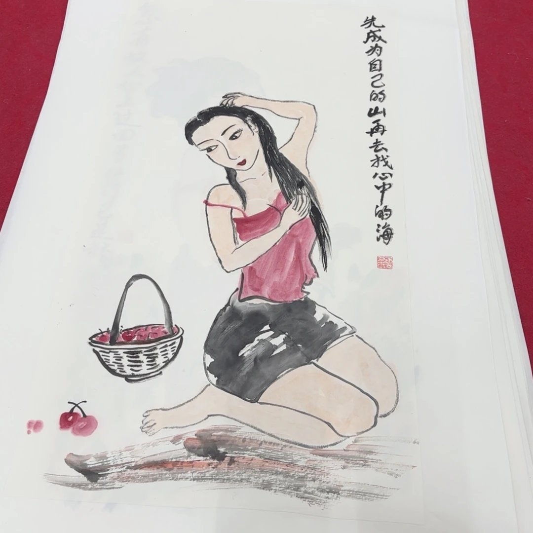 国画花鸟等多种鸟类的栖息