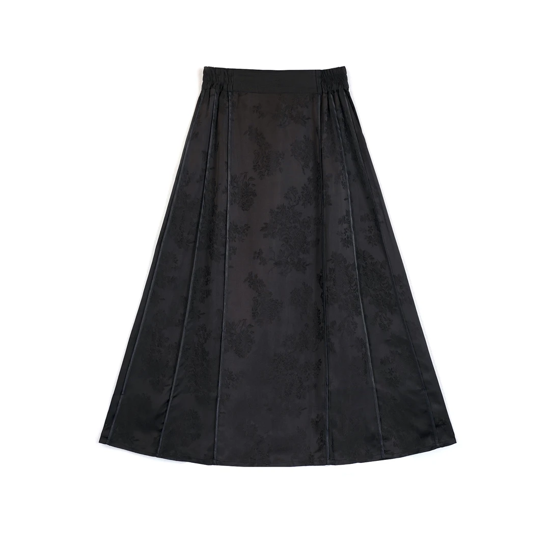 反季专场香云纱国风气质休闲时尚半身裙百搭香云纱半裙RB114708