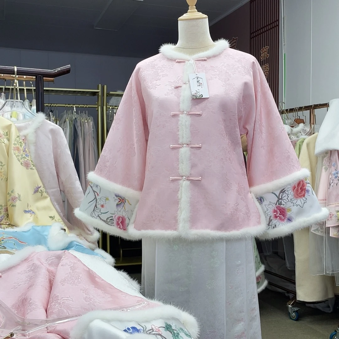 桑蚕丝正绢苏绣棉衣