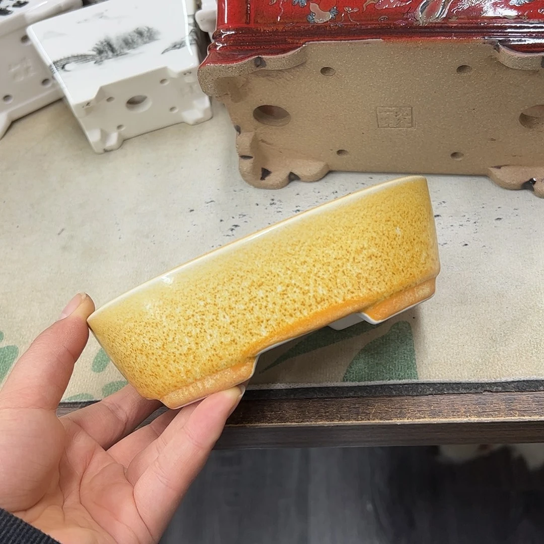 花盆紫砂269号瑕疵15/12/5cm窑变