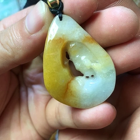 翡翠未镶嵌颈饰天然缅甸翡翠a货