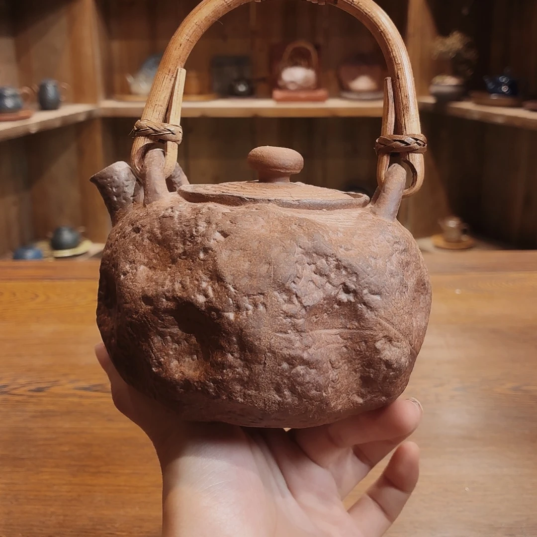 柴烧老岩泥茶器皿