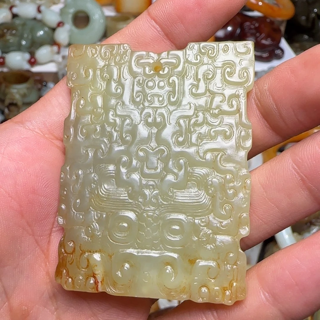 〈***〉和田玉未镶嵌挂件