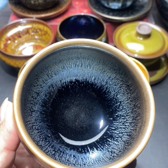 茶盏建盏主人杯茶壶盖碗品茗杯041