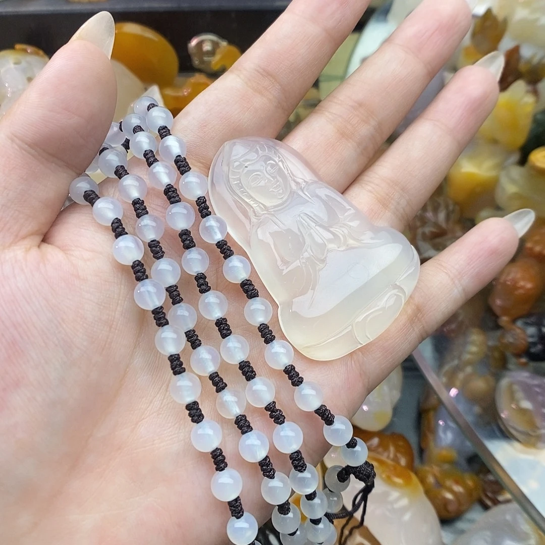 玛瑙/玉髓未镶嵌颈饰