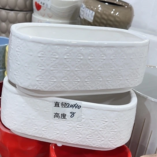 多肉绿植陶瓷花盆9.9包邮