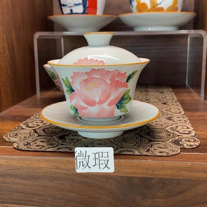 釉下老陶泥手工绘制