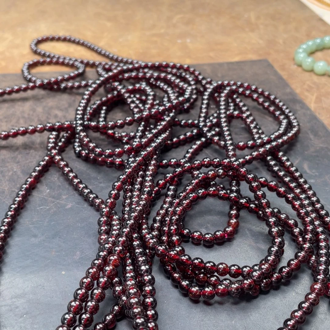 手链未镶嵌石榴石多样性发货拍一发一