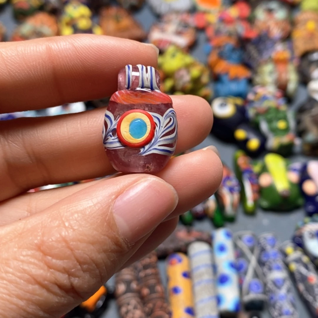 琉璃颈饰印度尼西亚卡子