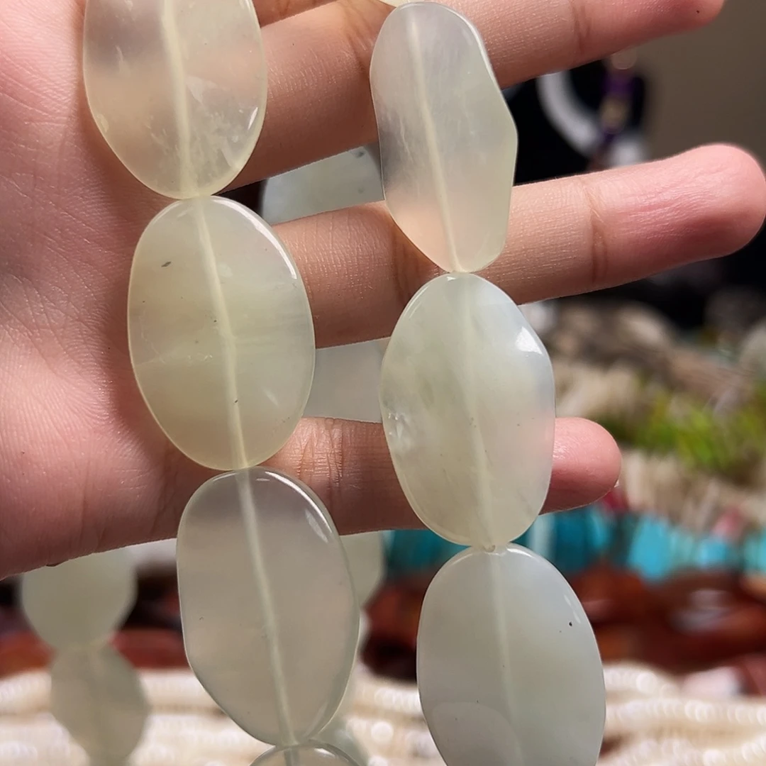 玛瑙/玉髓合金珠宝半成品J219新山玉29m