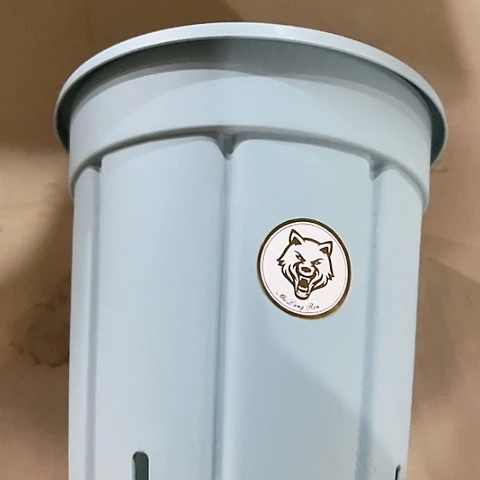 树脂南瓜盆16口20个蓝色无托