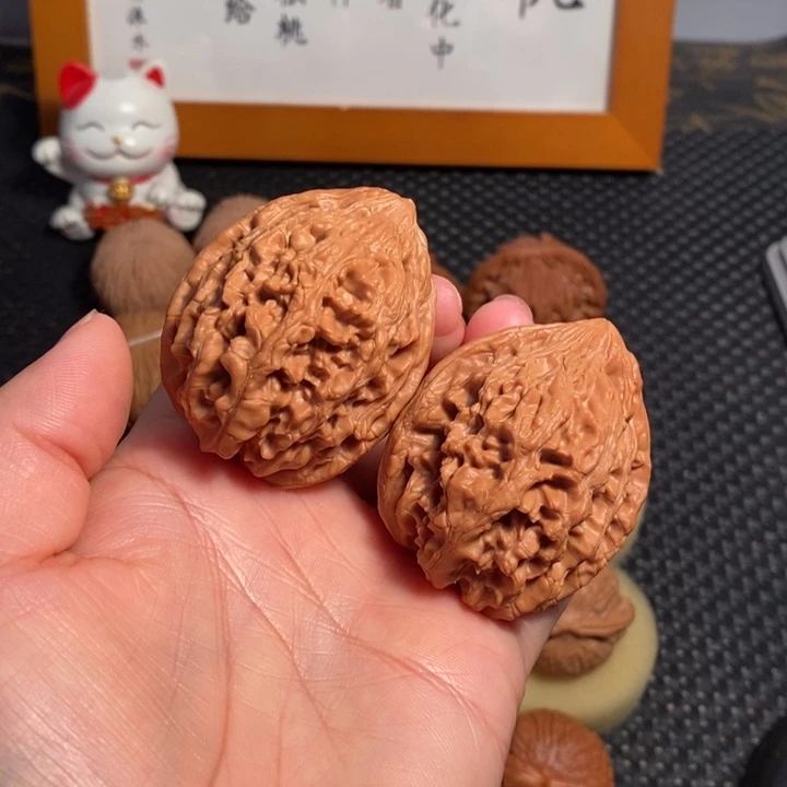 文玩核桃把件41大沽石