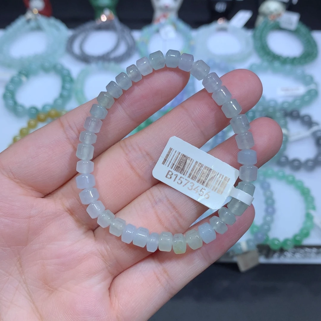 未镶嵌手串翡翠天然