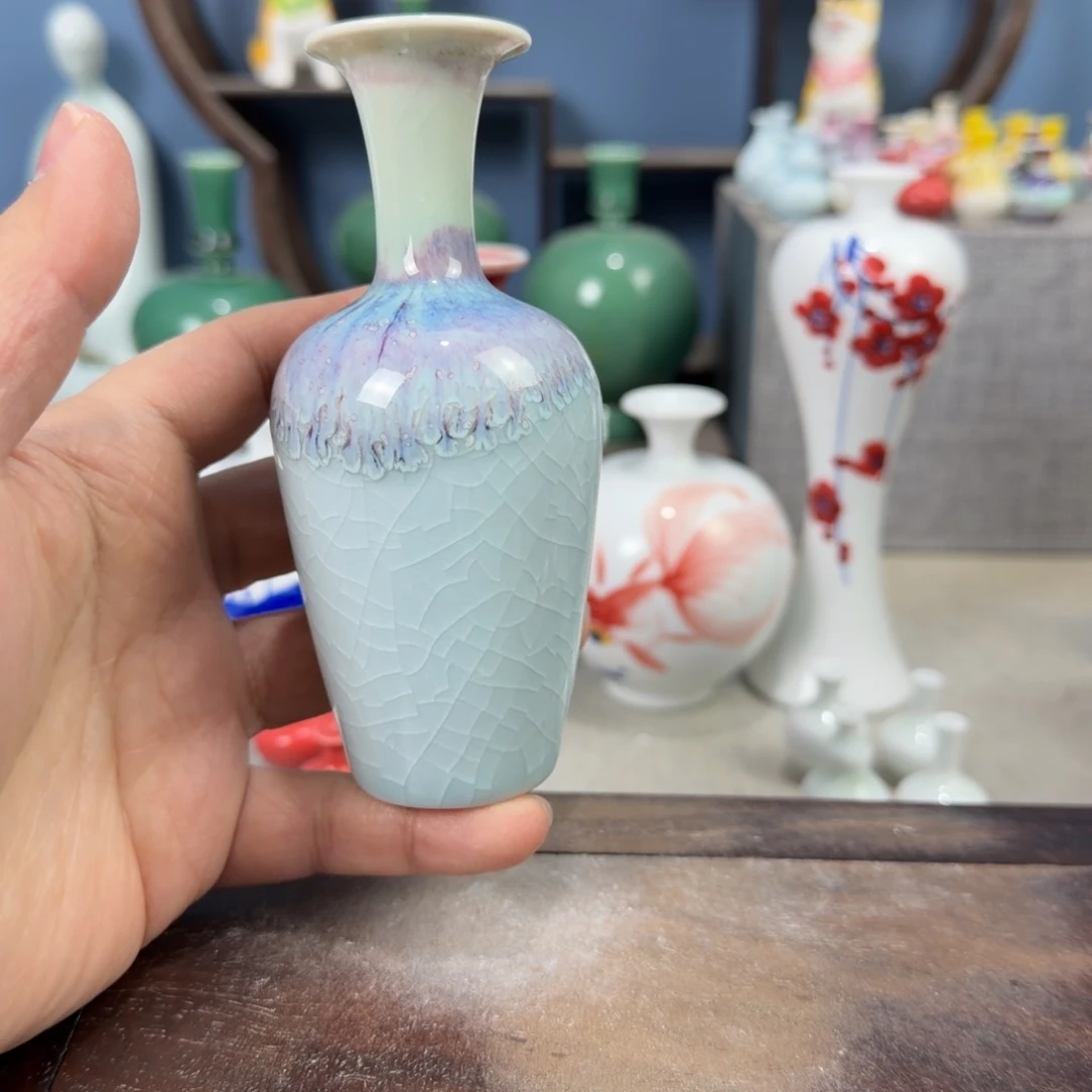 陶瓷手工小花器摆件