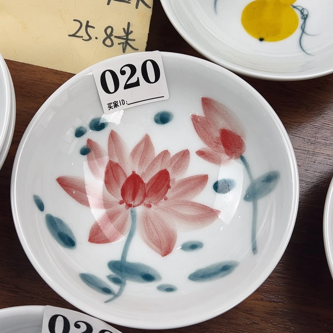 瓷片景德镇陶瓷手工手绘制作