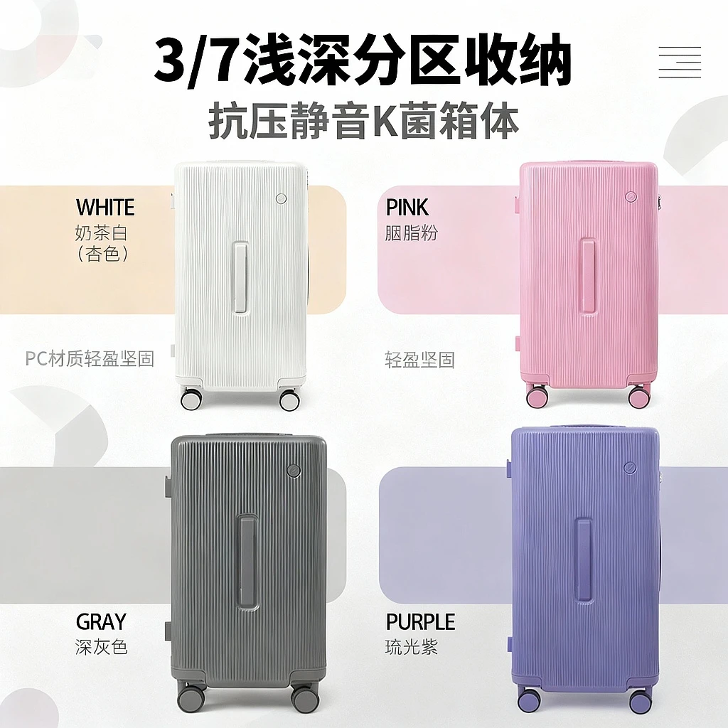 帝柏旅行密码登机箱拉杆箱行李箱 8878L-1