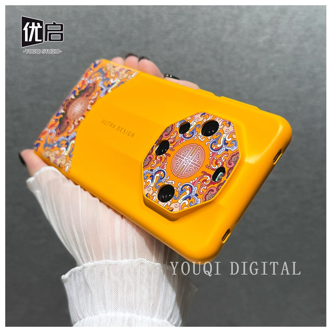 [秒变非凡大师]适用华为mate60pro手机壳国风mate60新年mate70pro