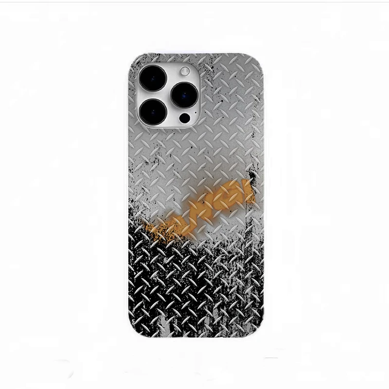 涂鸦铁皮适用苹果16手机壳15promax小众14/13ins12艺术11p潮牌16e